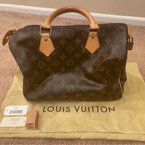 Authentic Speedy 30 with dust bag